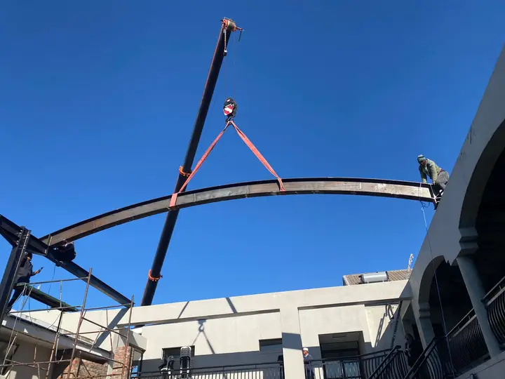 Steel Installations on a Liftr job