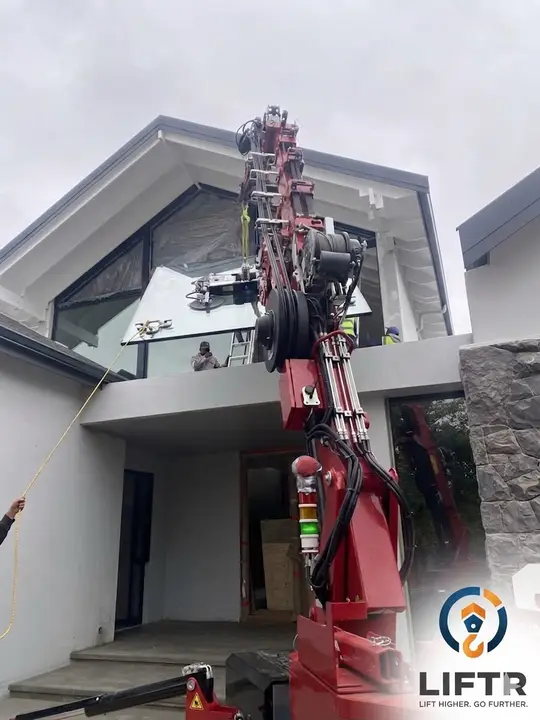 Spider Crane Hire on a Liftr job